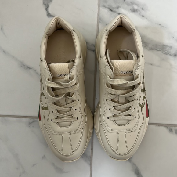 Gucci Rhyton Logo Sneakers (Size 40) - Picture 4 of 7